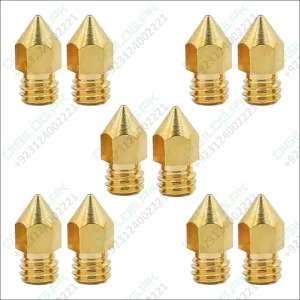 0.4mm 3d Printing Nozzle 3d Printer Accessories Mk8 Brass Nozzle