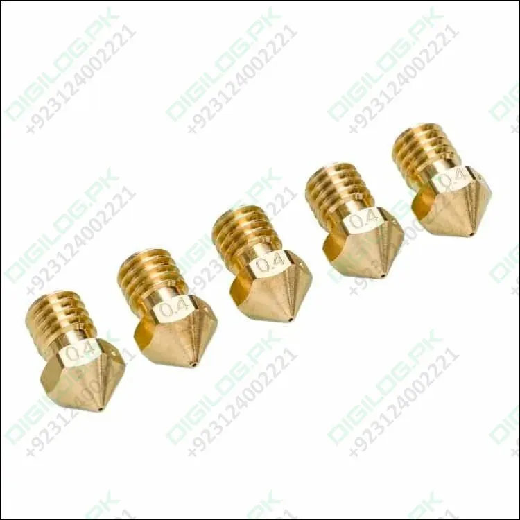 0.4mm 3d Printing Nozzle 3d Printer Accessories Mk8 Brass Nozzle
