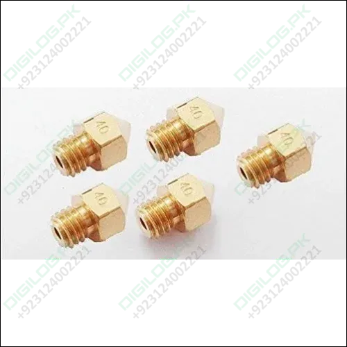 0.4mm 3d Printing Nozzle 3d Printer Accessories Mk8 Brass Nozzle