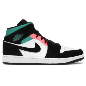1 Mid Se Leather Synthetic Men's High Top Trainers