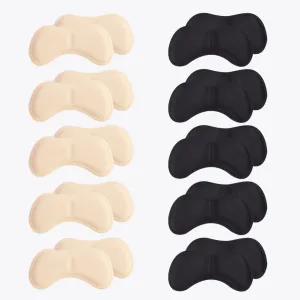 20 Pcs Heel Grips for Ladies Shoes, Heel Grips Shoes Too Big Self Adhesive Heel Cushion Pads Prevent Feet Grinding Shoe Heel Protectors for Women and Men