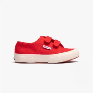 2750 JSTRAP CLASSIC Kids Canvas Trainers Red