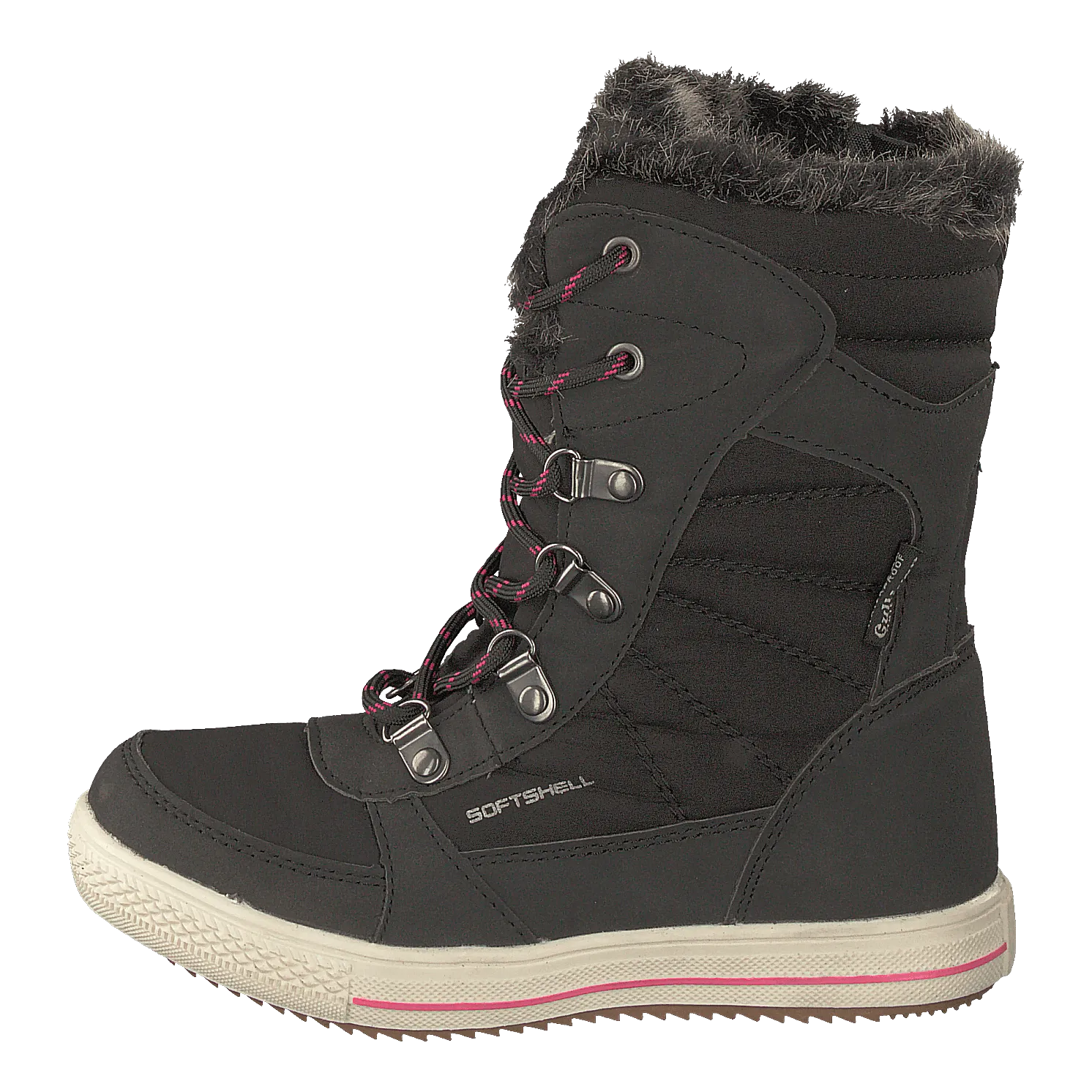 430-1933 Waterproof Warm Lined Black/fuchsia