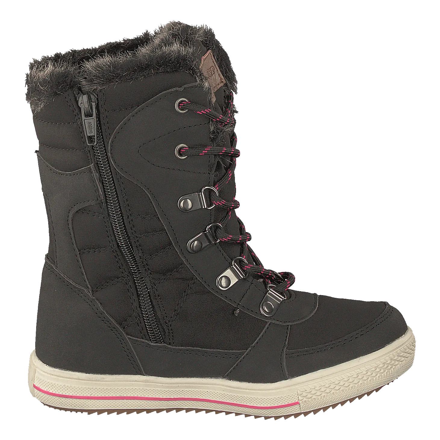430-1933 Waterproof Warm Lined Black/fuchsia