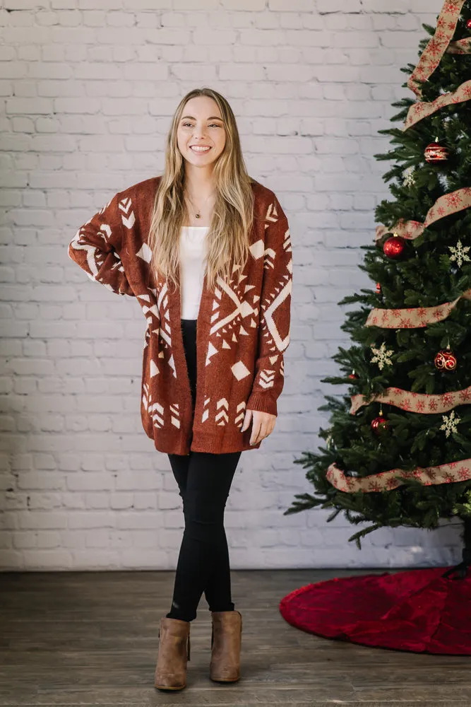 Adventure Awaits Tribal Cardigan