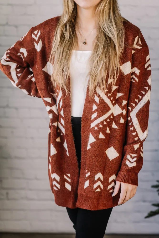 Adventure Awaits Tribal Cardigan