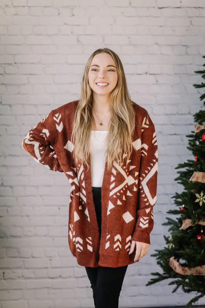 Adventure Awaits Tribal Cardigan