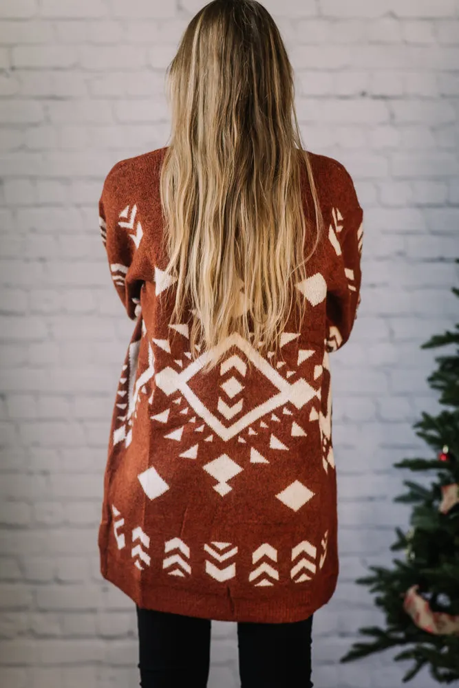 Adventure Awaits Tribal Cardigan