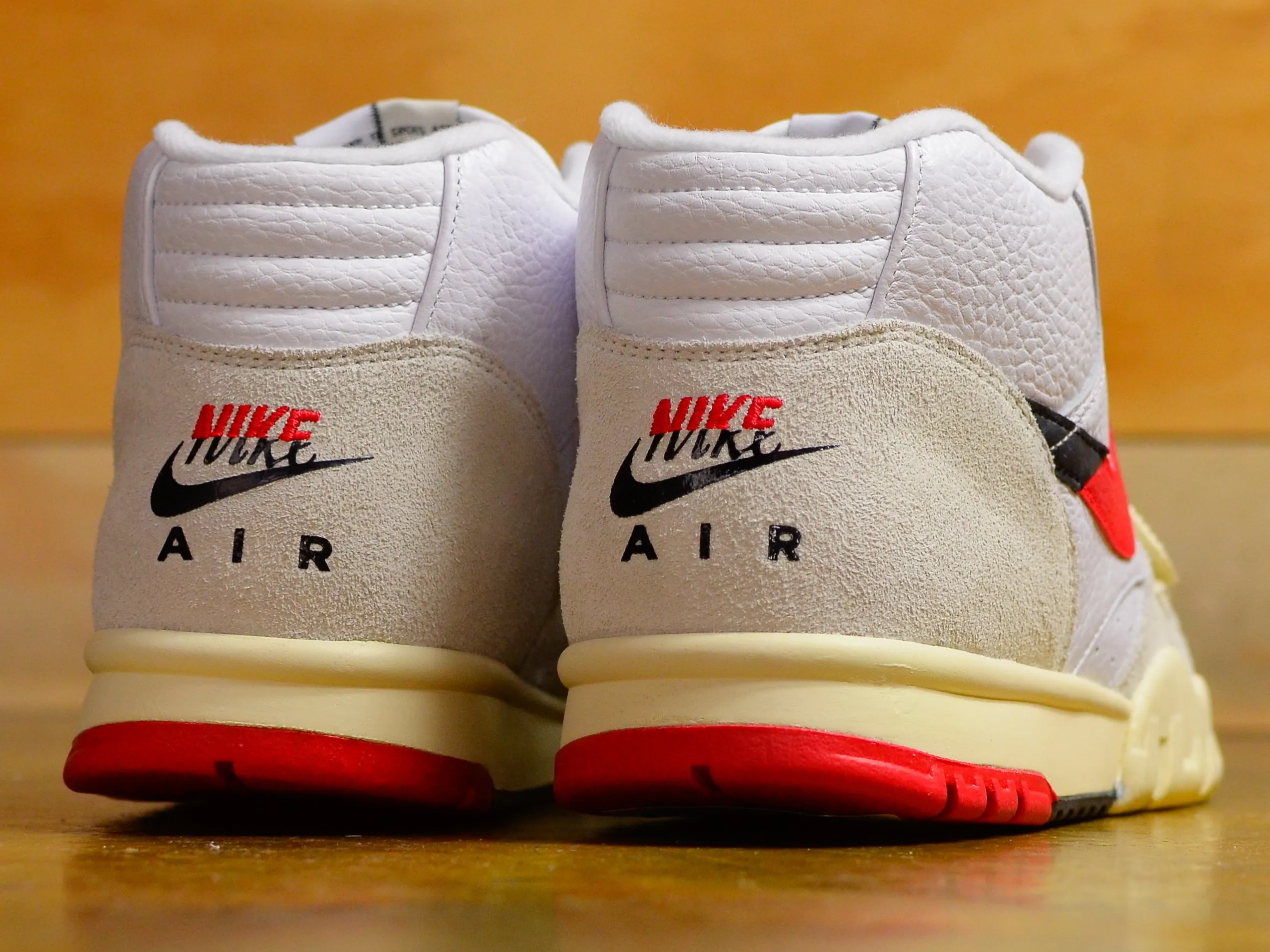 Air Trainer 1 - White / Black / Coconut Milk / University Red