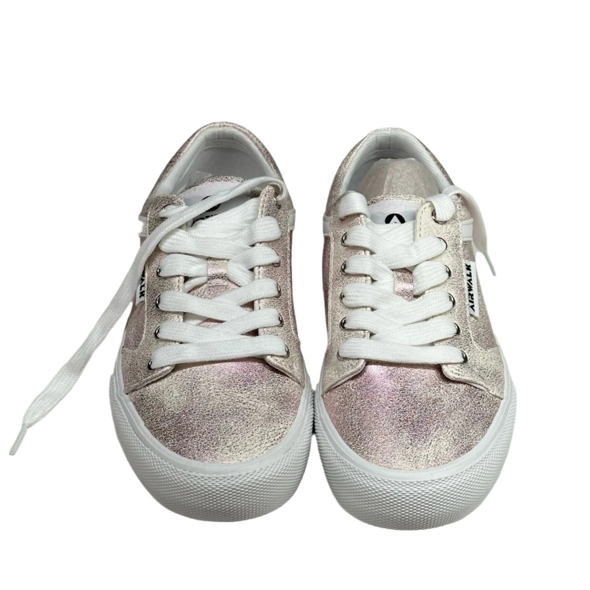 Airwalk Race-J Women's Sneakers Pink Multi Metal Size 7.5 - New