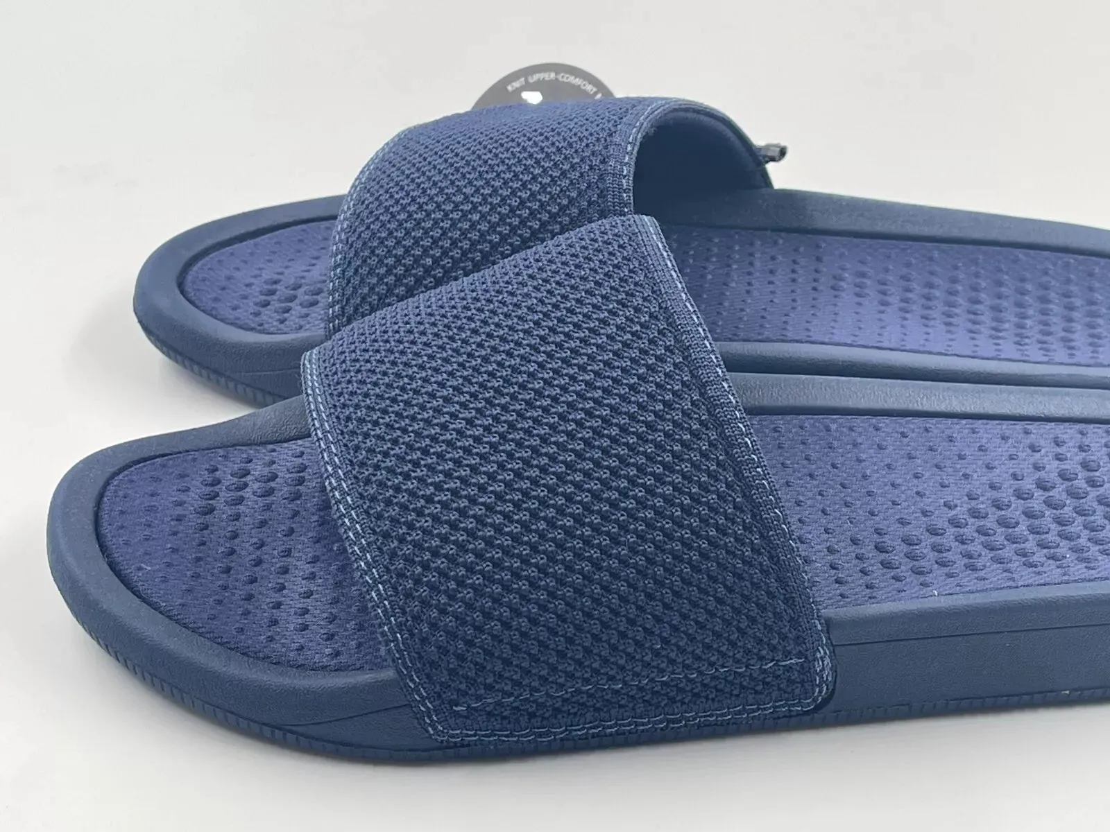 Alfani Men's Mesh Slide Sandal  Color Navy Size 10