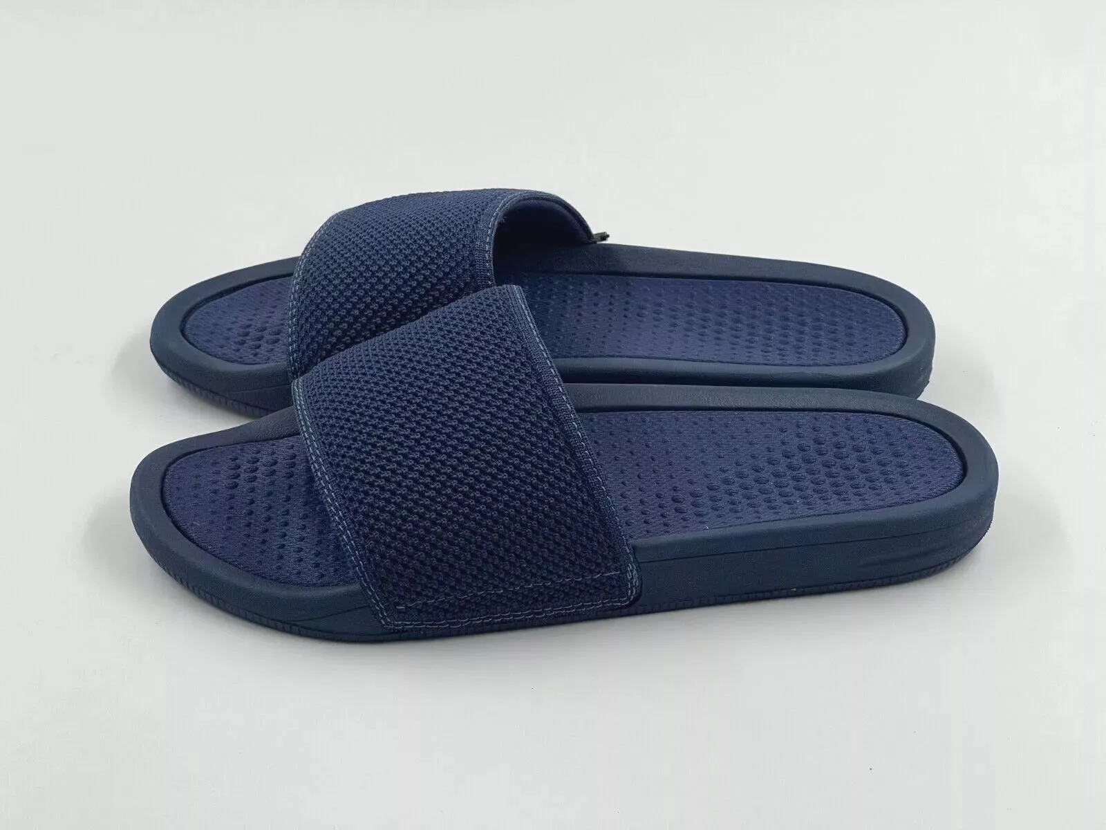 Alfani Men's Mesh Slide Sandal  Color Navy Size 10