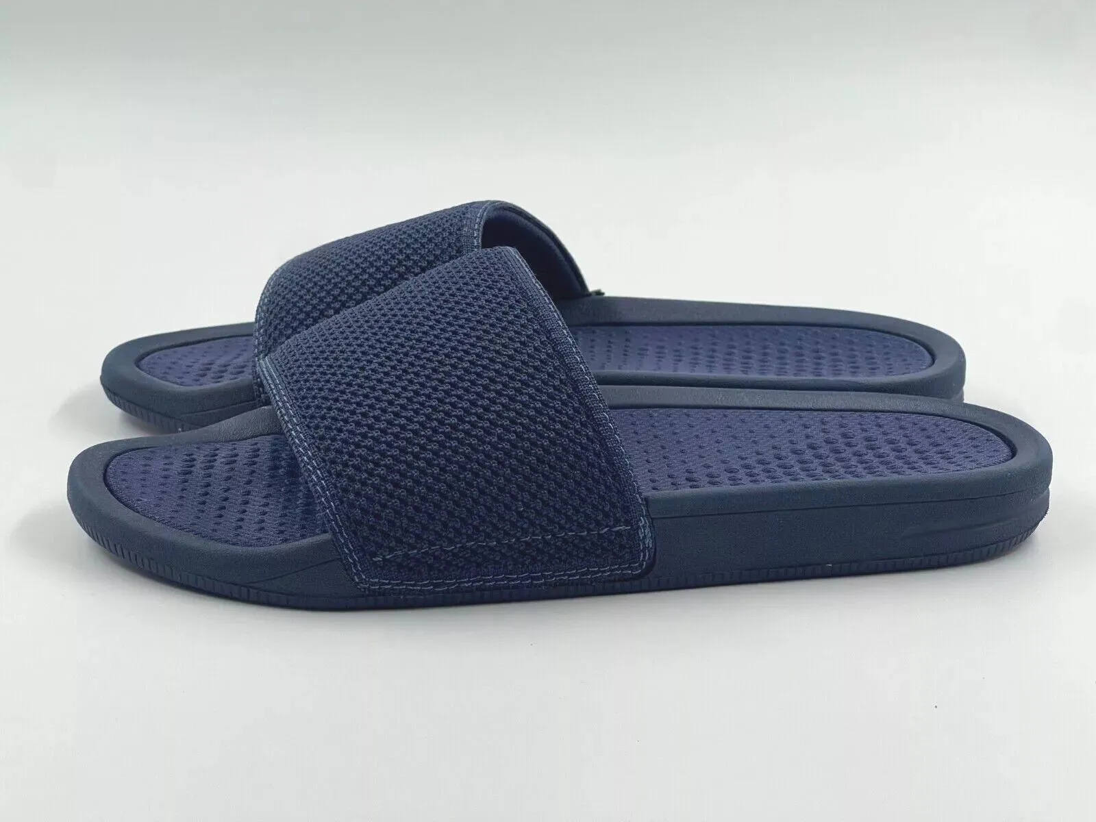 Alfani Men's Mesh Slide Sandal  Color Navy Size 10