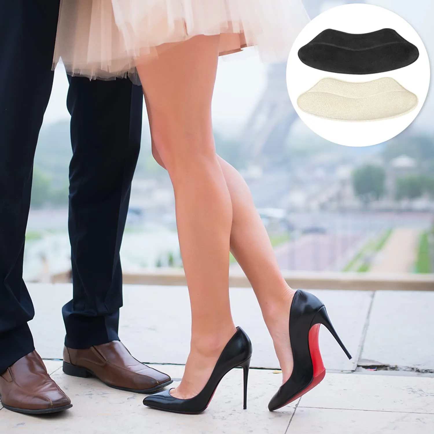ALLY-MAGIC Heel Grips for Ladies Loose Shoses Soft Self-Adhesive Heel Cushions Pads Heel Shoe Grips for High Heels Loose Shoes Sneakers Sneakers Women Men Y2-LTHXHGT