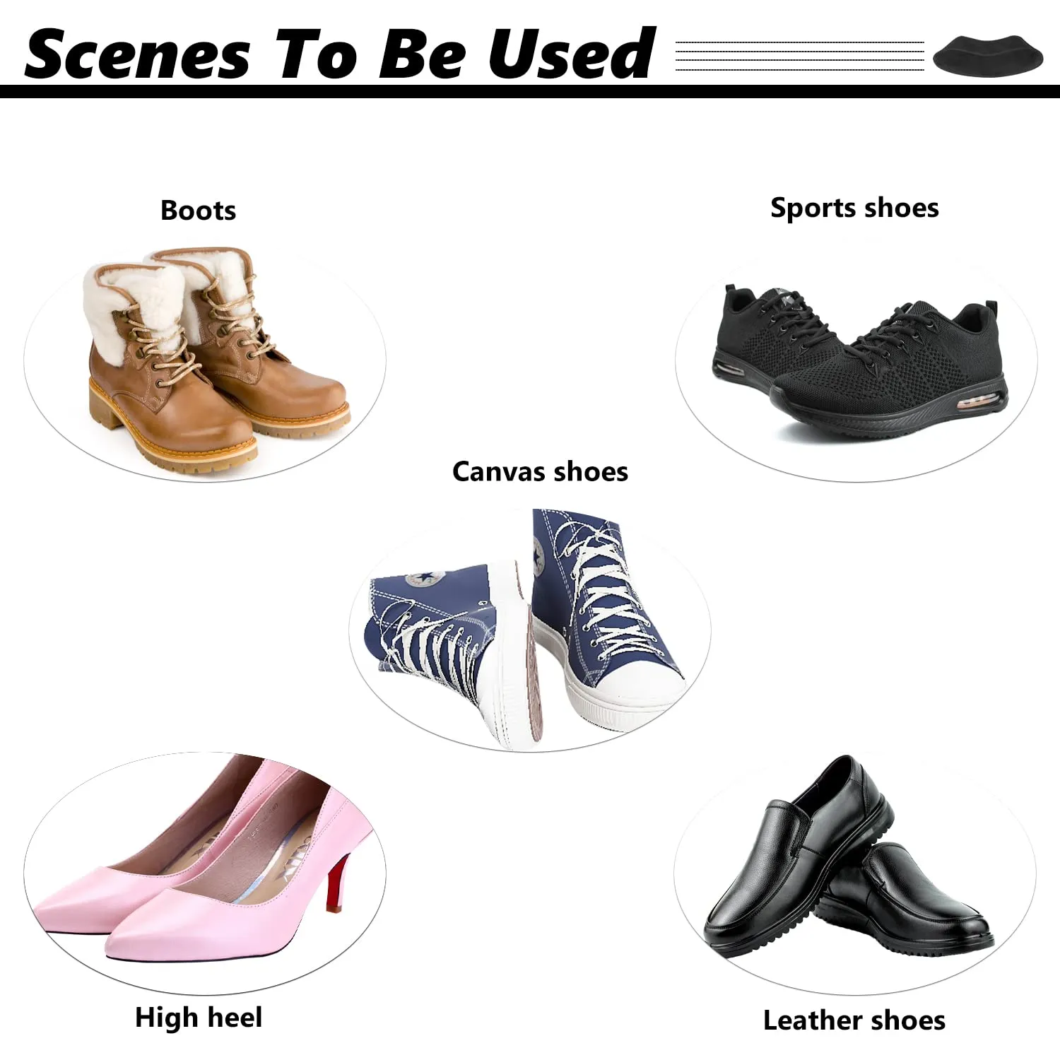ALLY-MAGIC Heel Grips for Ladies Loose Shoses Soft Self-Adhesive Heel Cushions Pads Heel Shoe Grips for High Heels Loose Shoes Sneakers Sneakers Women Men Y2-LTHXHGT