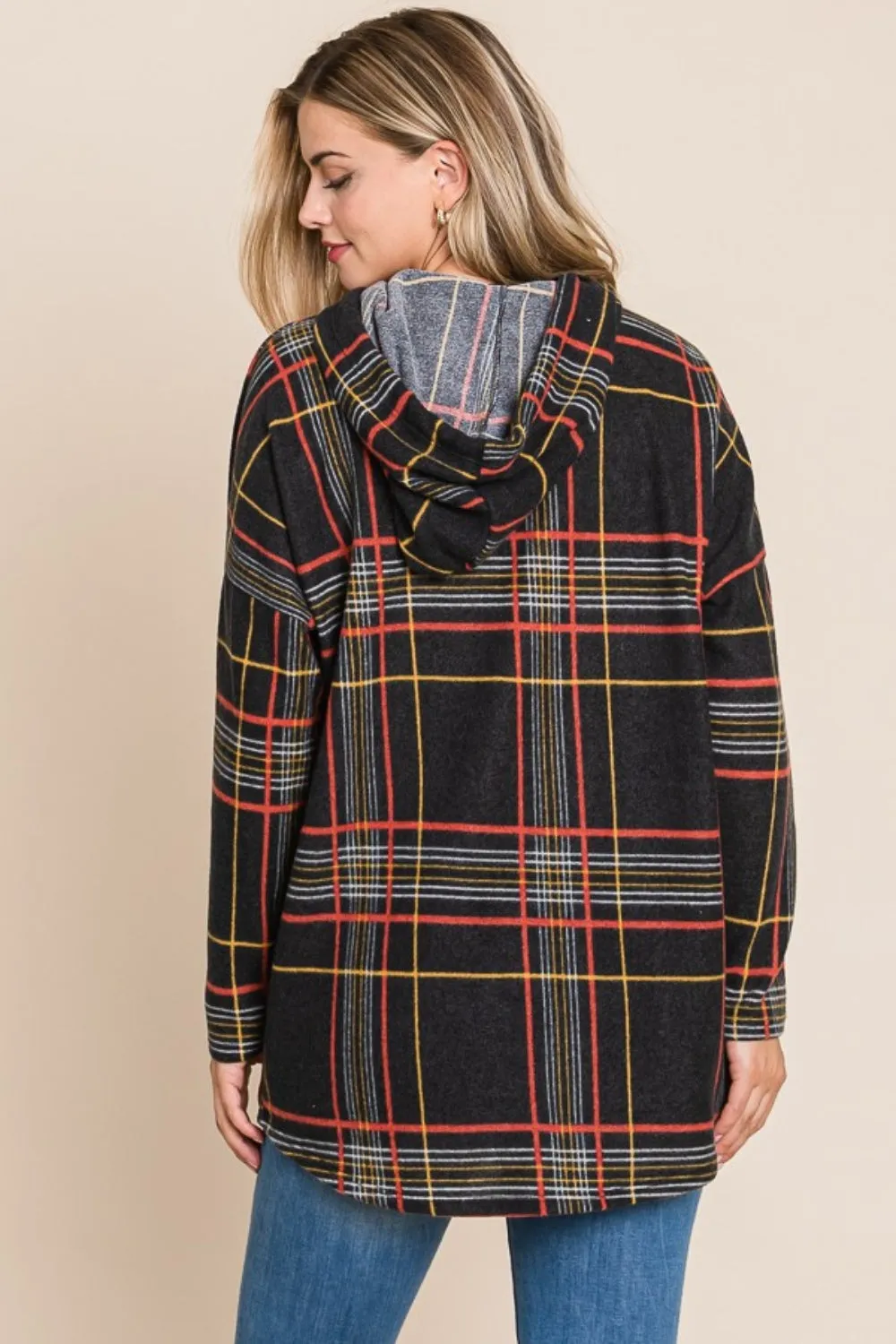 Angelique Plaid Hoodie