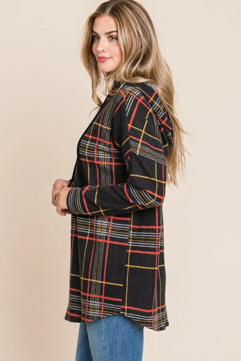 Angelique Plaid Hoodie