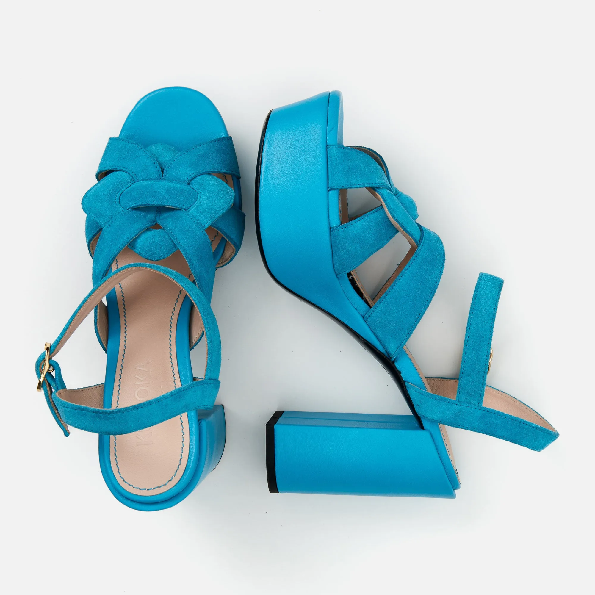 ANNA platform sandal - Neptune
