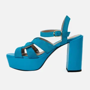 ANNA platform sandal - Neptune