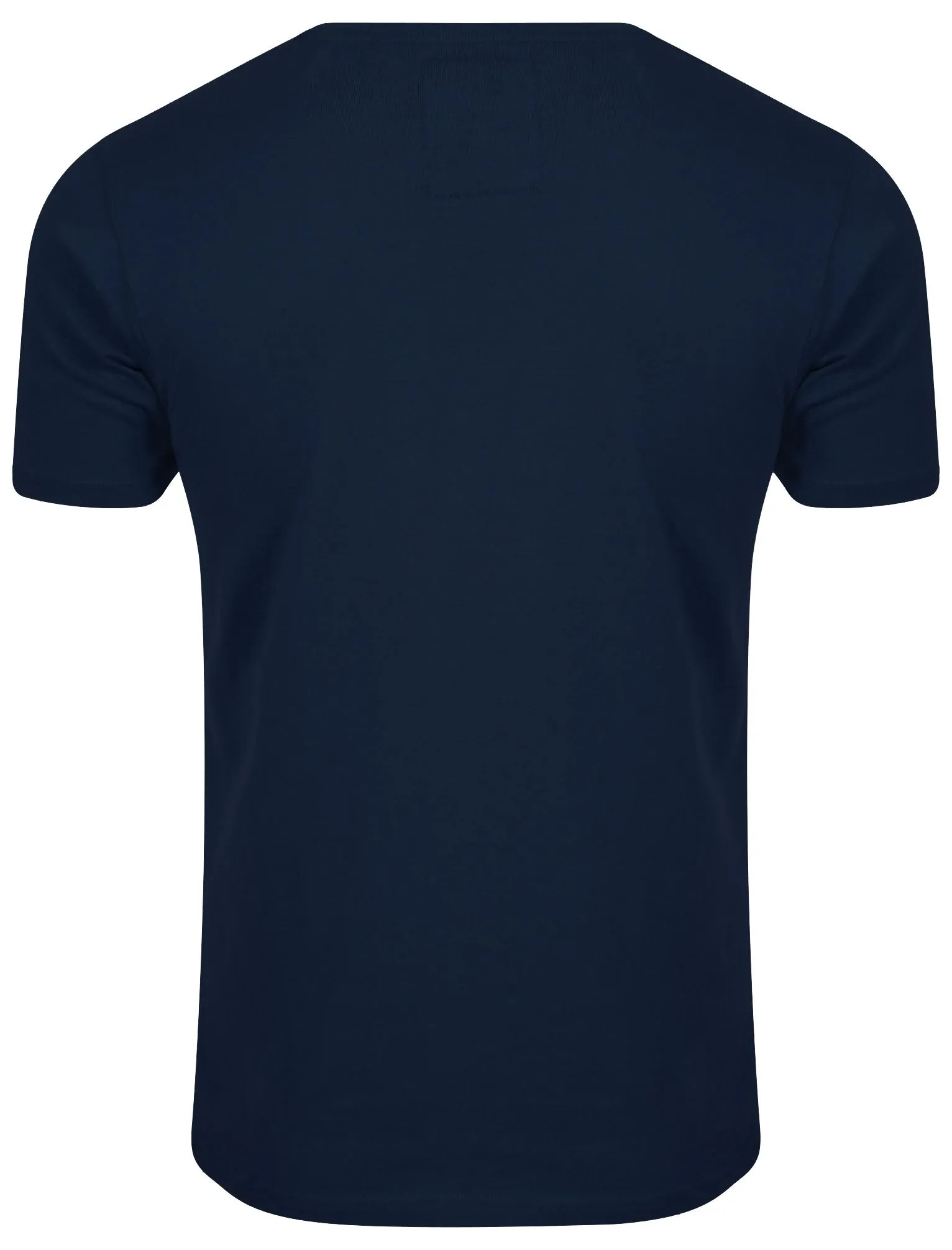 Arrow Crane Motif Print T-Shirt in True Navy - Dissident
