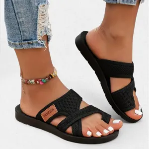 Aviva™ | Elegant Perforated Chic Mesh Sandals