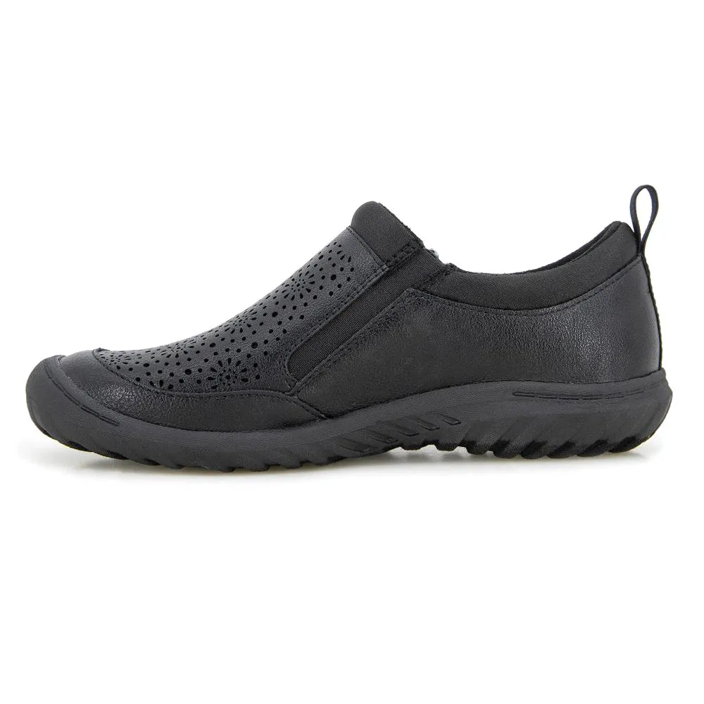 Avry Perforated Slip On Flats