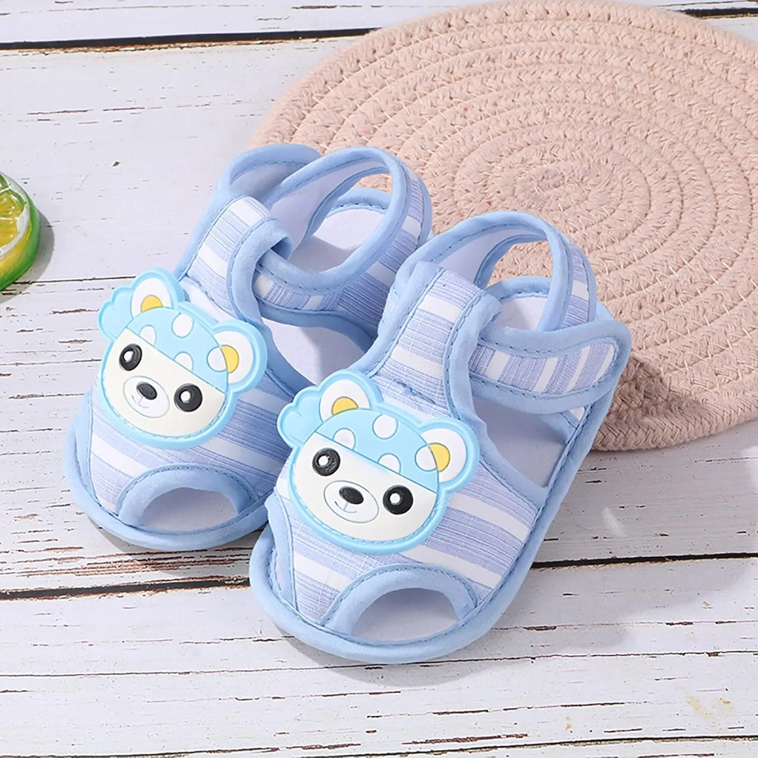 Baby Girl Sandals 3-6 Months Baby Girls Boys Soft Toddler Shoes Infant Toddler Walkers Shoes Cartoon Bear Princess Baby