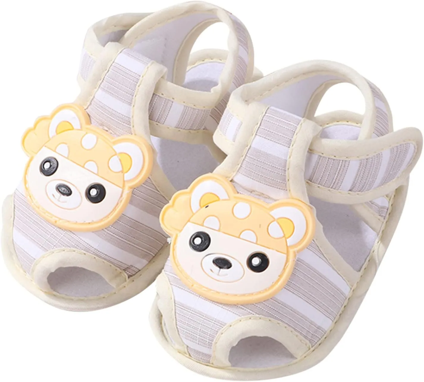 Baby Girl Sandals 3-6 Months Baby Girls Boys Soft Toddler Shoes Infant Toddler Walkers Shoes Cartoon Bear Princess Baby