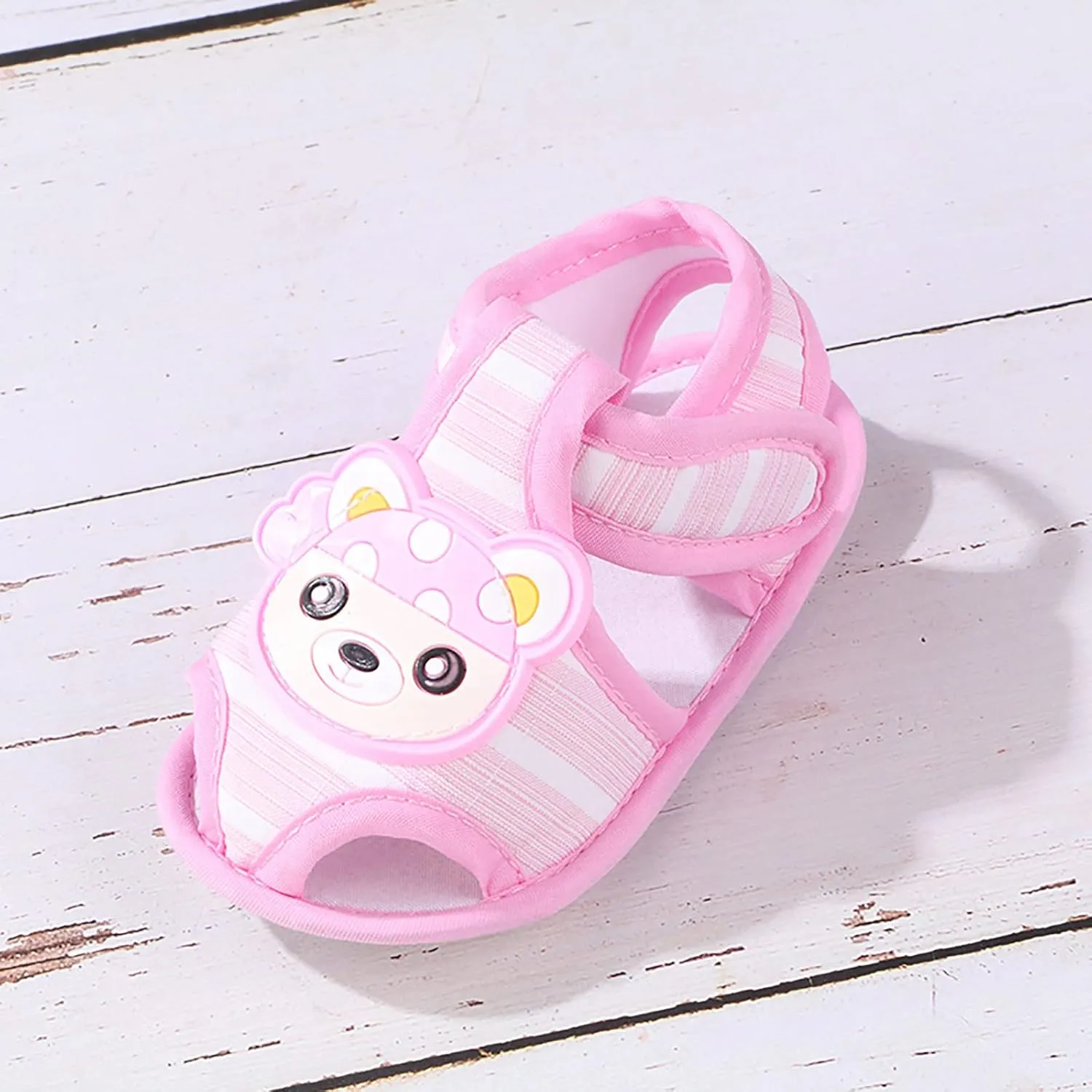 Baby Girl Sandals 3-6 Months Baby Girls Boys Soft Toddler Shoes Infant Toddler Walkers Shoes Cartoon Bear Princess Baby