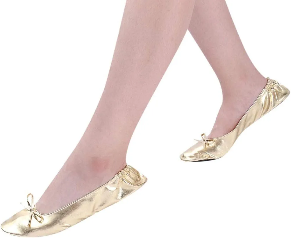 Bed Slippers Women Shoes Slipper Party Travel Flat Women Dance Ballet Roll Foldable Slide on Platform Shoes for Women