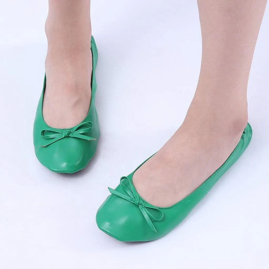 Bed Slippers Women Shoes Slipper Party Travel Flat Women Dance Ballet Roll Foldable Slide on Platform Shoes for Women