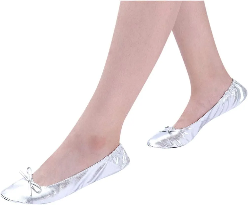 Bed Slippers Women Shoes Slipper Party Travel Flat Women Dance Ballet Roll Foldable Slide on Platform Shoes for Women