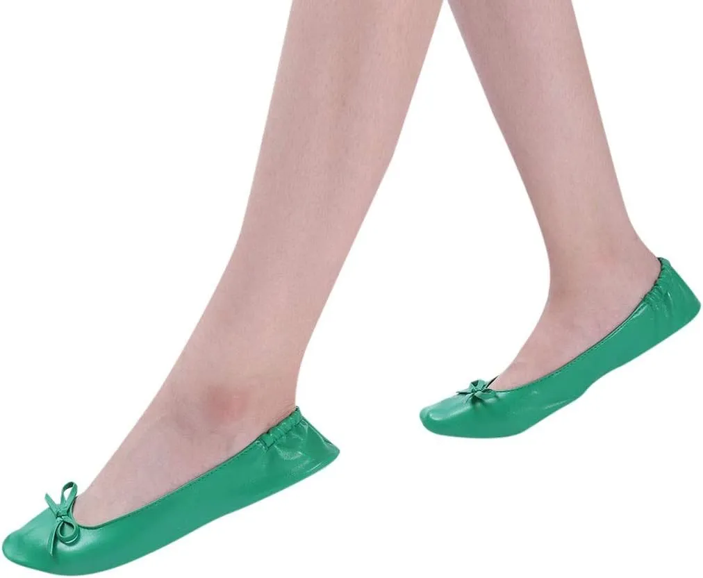 Bed Slippers Women Shoes Slipper Party Travel Flat Women Dance Ballet Roll Foldable Slide on Platform Shoes for Women