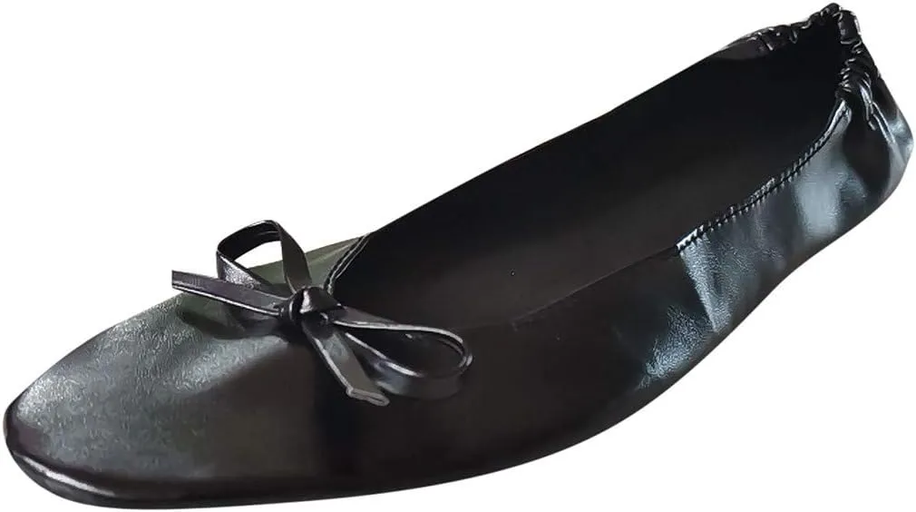 Bed Slippers Women Shoes Slipper Party Travel Flat Women Dance Ballet Roll Foldable Slide on Platform Shoes for Women