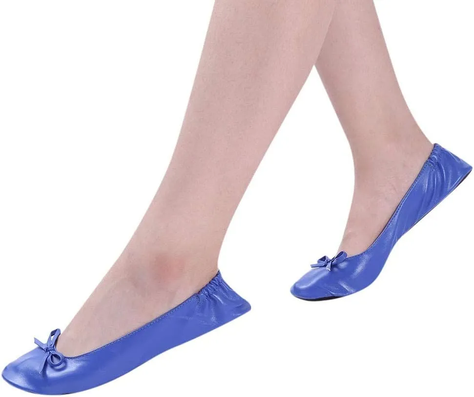 Bed Slippers Women Shoes Slipper Party Travel Flat Women Dance Ballet Roll Foldable Slide on Platform Shoes for Women