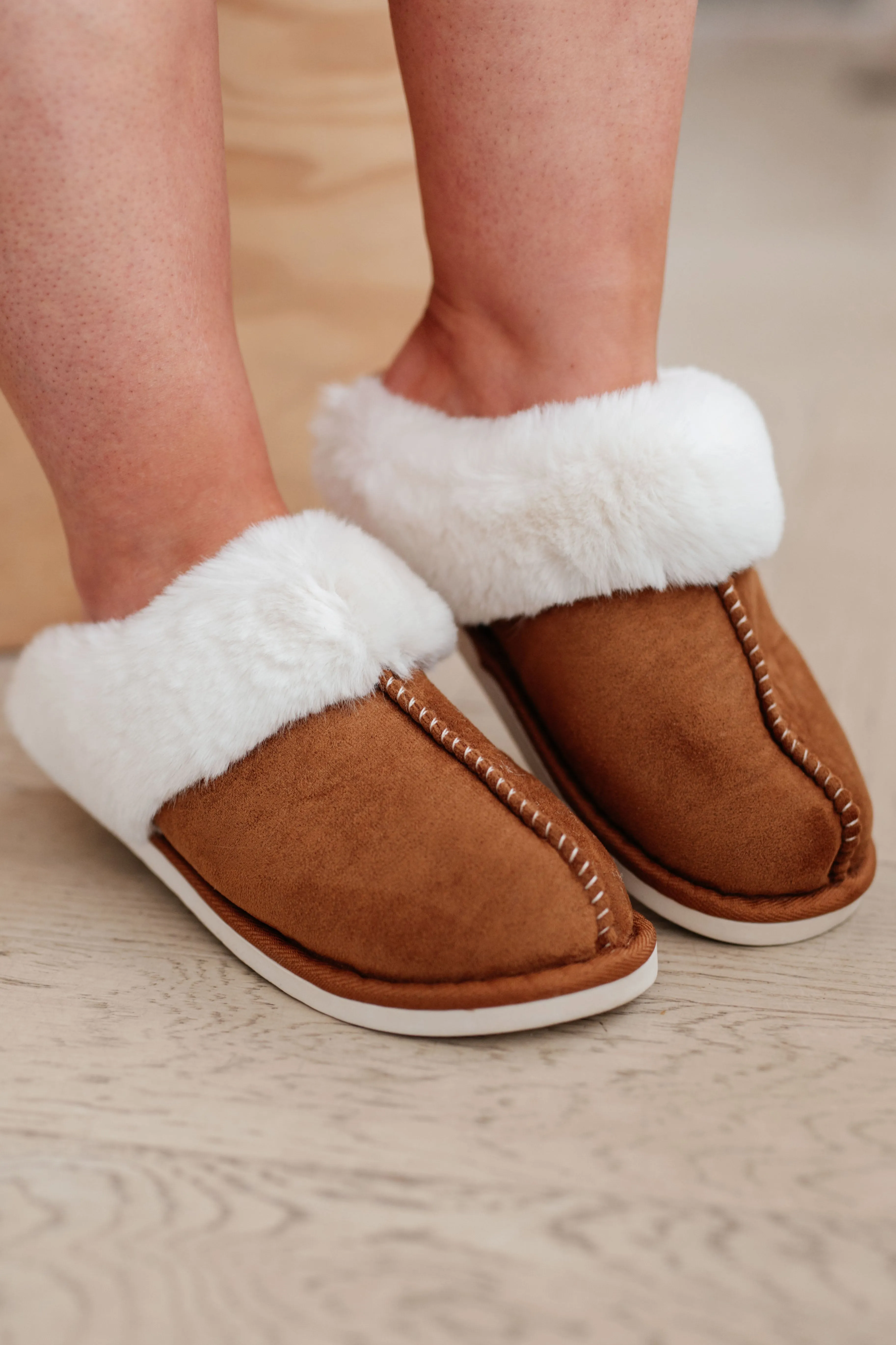 Binge Watch Cozy Vegan Fur Slippers