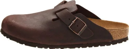 Birkenstock Unisex Boston Clog,Habana Oiled Leather,44 M EU