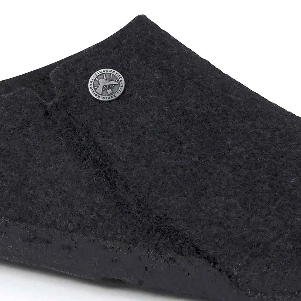 Birkenstock Zermatt Wool Felt Shearling Slippers for Men in Anthracite | 1015090
