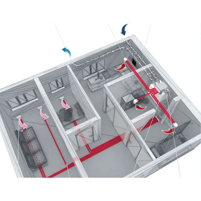 Blauberg KOMFORT-EC-SB-550 Komfort Vertically Mounted MVHR Mechanical Ventilation Unit with Heat Recovery