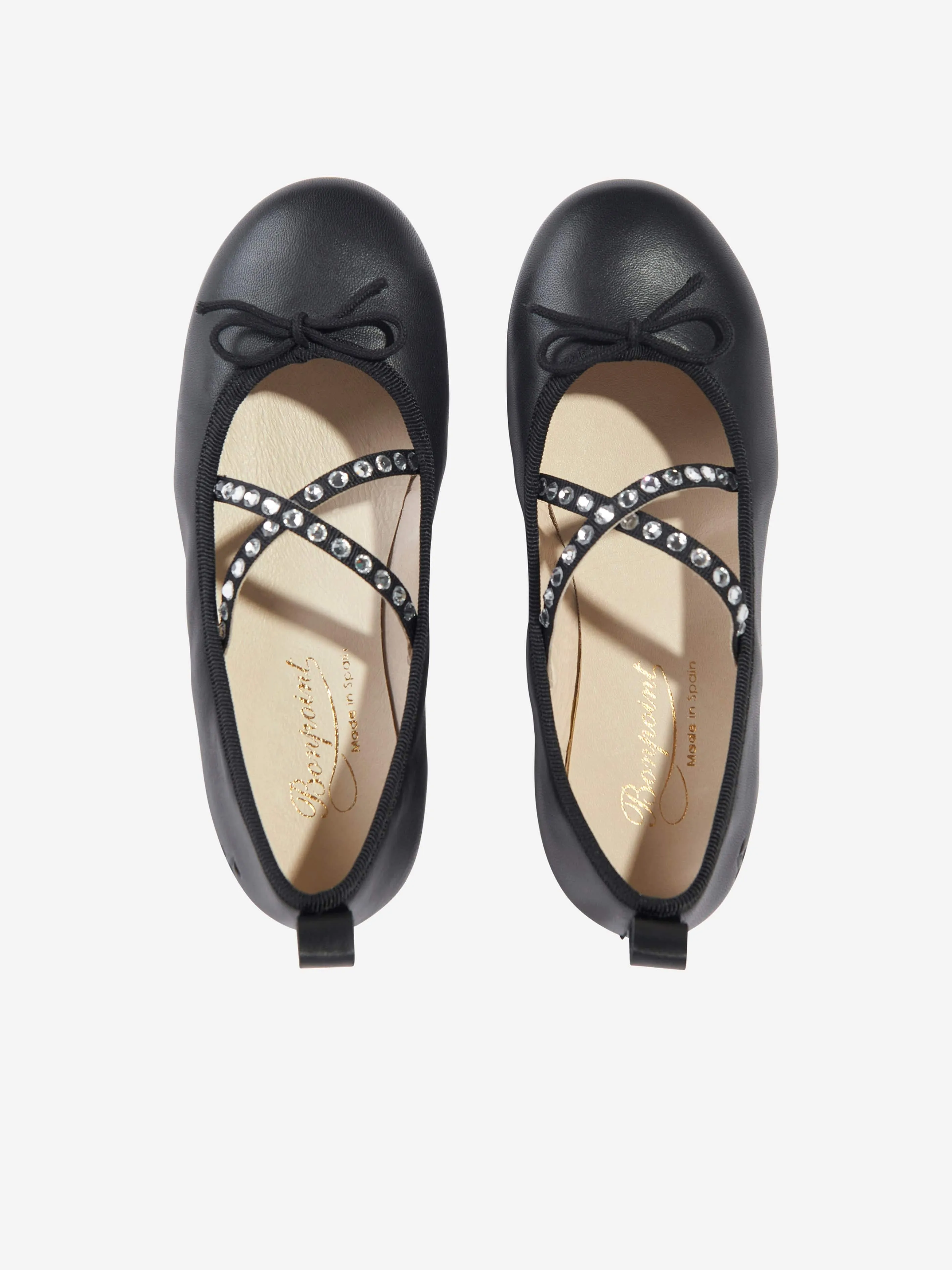 Bonpoint Girls Gae Ballerinas in Black