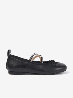 Bonpoint Girls Gae Ballerinas in Black