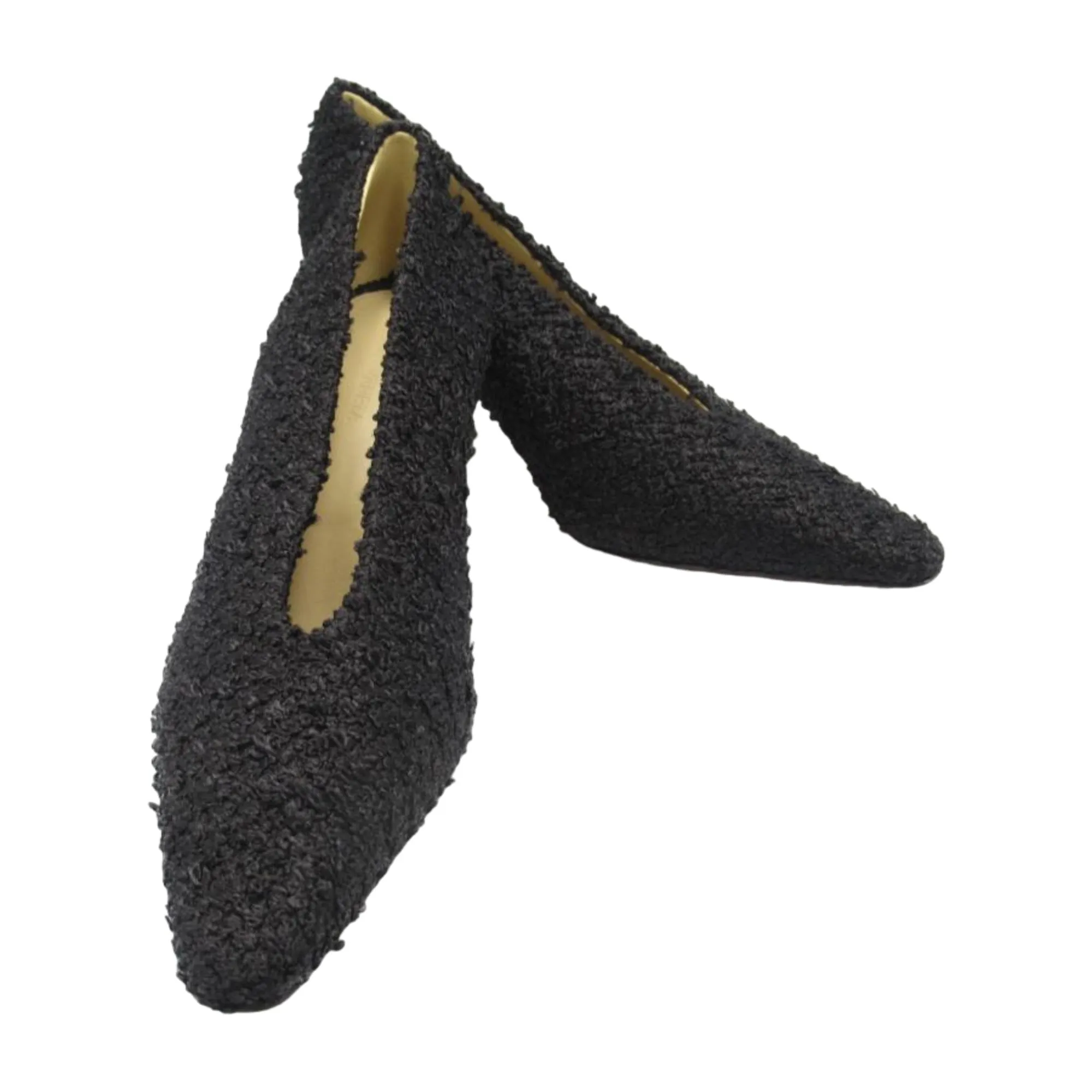 Bottega Veneta Almond Tweed Pumps
