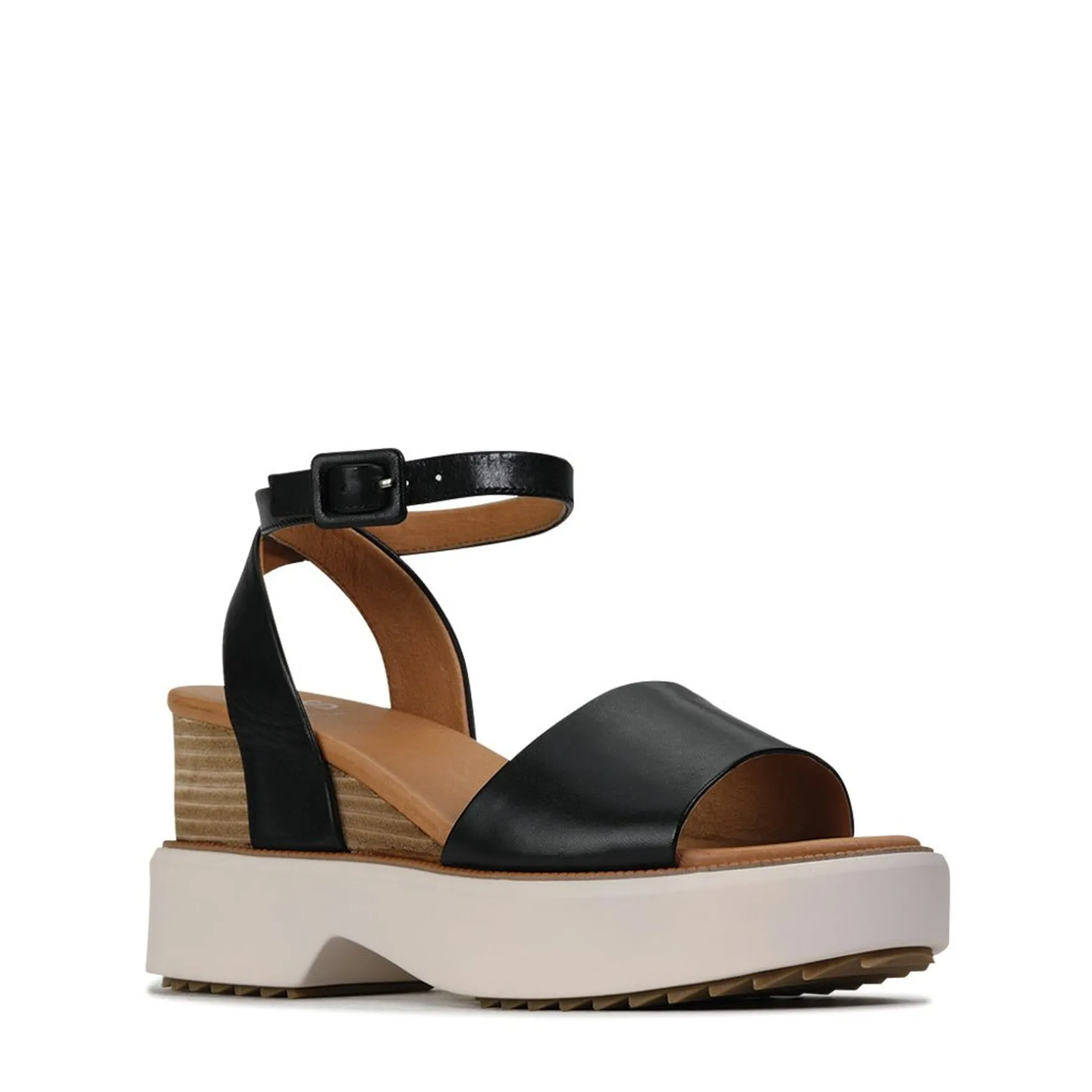 BRYCE WEDGE SANDALS LEATHER