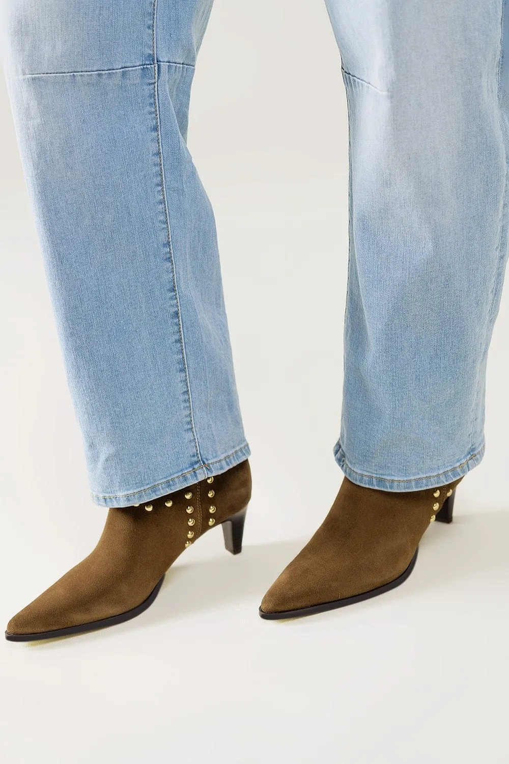 Bubble Wide Leg Jeans In Light Wash