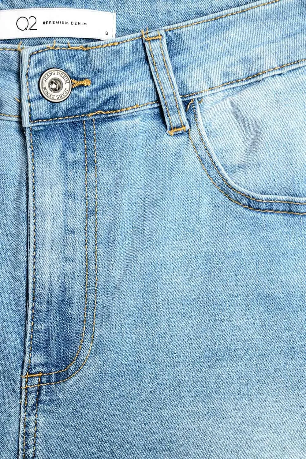 Bubble Wide Leg Jeans In Light Wash