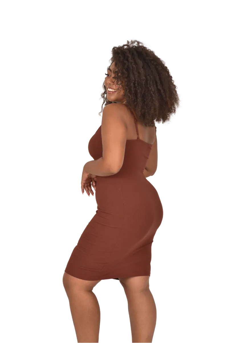 Built-In Shapewear Modal Mini Lounge Dress