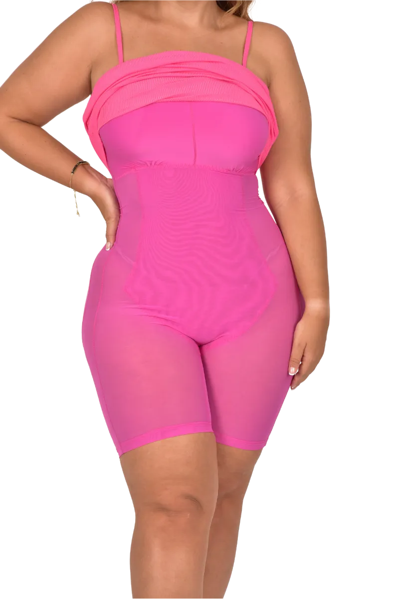 Built-In Shapewear Modal Mini Lounge Dress
