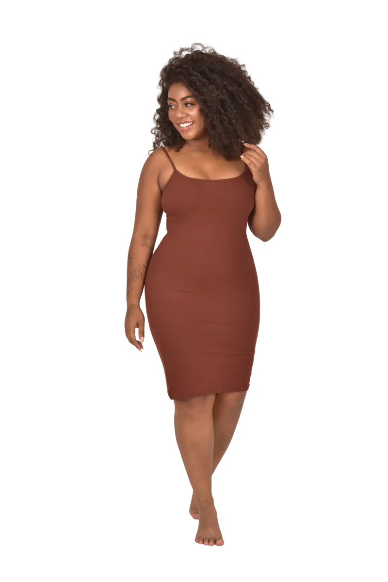 Built-In Shapewear Modal Mini Lounge Dress