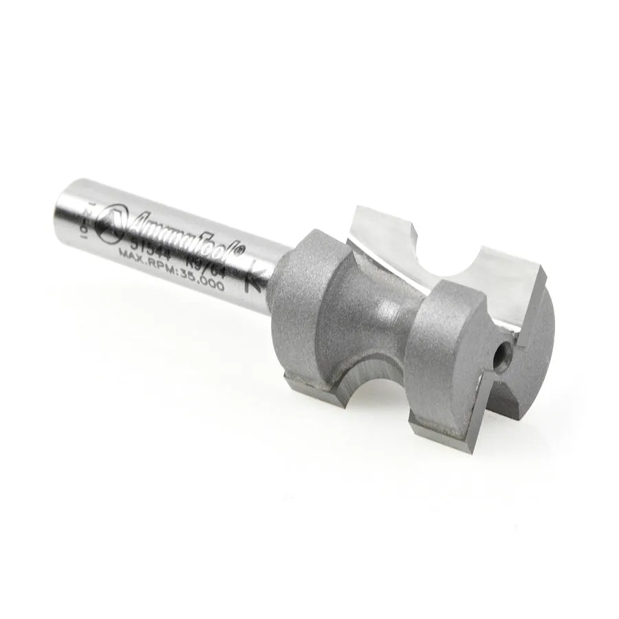 Bullnose Router Bit | 9⁄64 Radius x 21⁄32 Dia x 3⁄4 x 1⁄4" Shank | 51544 | 738685155448