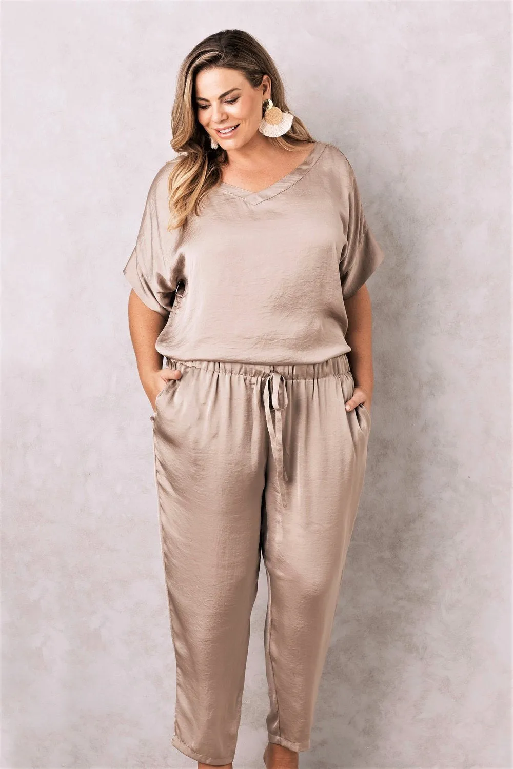 Camilla Pants Almond